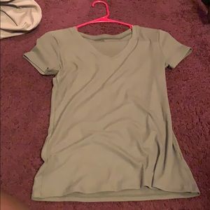 Olive v neck